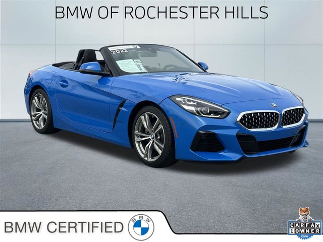 Misano Blue Metallic 2022 BMW Z4 sDrive30i RWD Convertible Rear-Wheel Drive 8-Speed Automatic