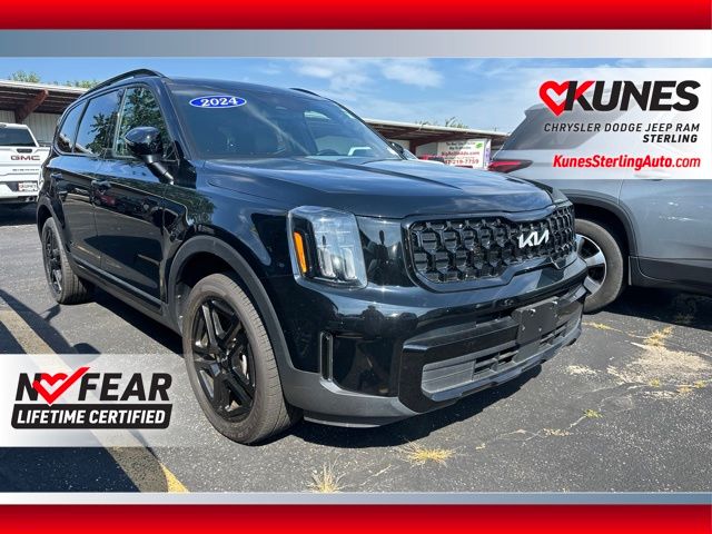 Ebony Black 2024 Kia Telluride SUV / Crossover All-Wheel Drive 8-Speed Automatic