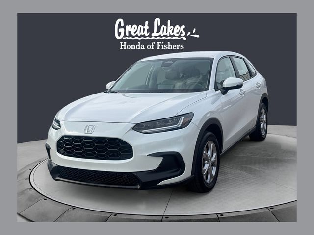 Platinum White Pearl 2024 Honda HR-V LX AWD SUV / Crossover All-Wheel Drive Continuously Variable Transmission