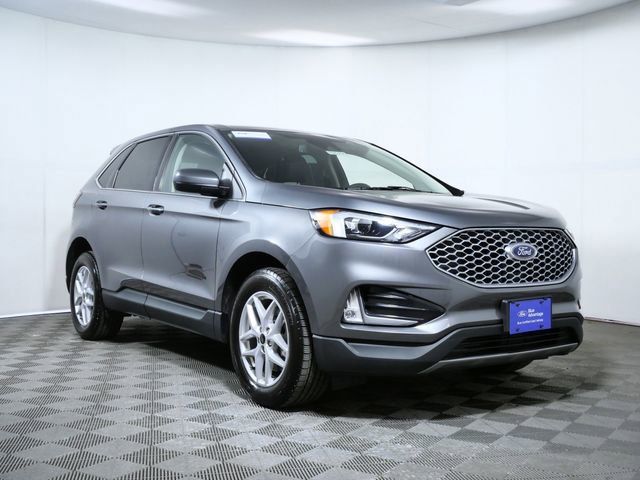 Gray Metallic 2024 Ford Edge SEL AWD SUV / Crossover All-Wheel Drive 8-Speed Automatic