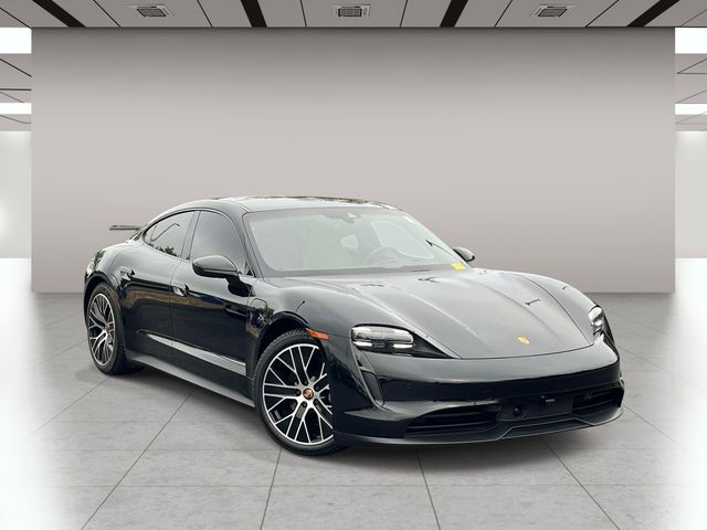 Black 2021 Porsche Taycan Sedan Rear-Wheel Drive 2-Speed Automatic