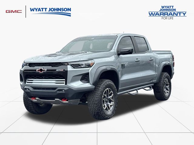 Sterling Gray Metallic 2024 Chevrolet Colorado ZR2 Crew Cab 4WD Pickup Truck Four-Wheel Drive 8-Speed Automatic