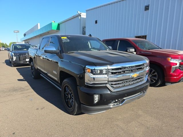 Black 2018 Chevrolet Silverado 1500 Pickup Truck Four-Wheel Drive 8-Speed Automatic Overdrive