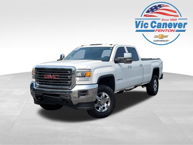 Summit White 2015 GMC Sierra 2500HD Base Crew Cab SB 4WD Pickup Truck Four-Wheel Drive 6-Speed Automatic Overdrive