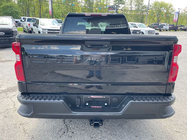 2024 Chevrolet Silverado 1500 WT - Black exterior view 7