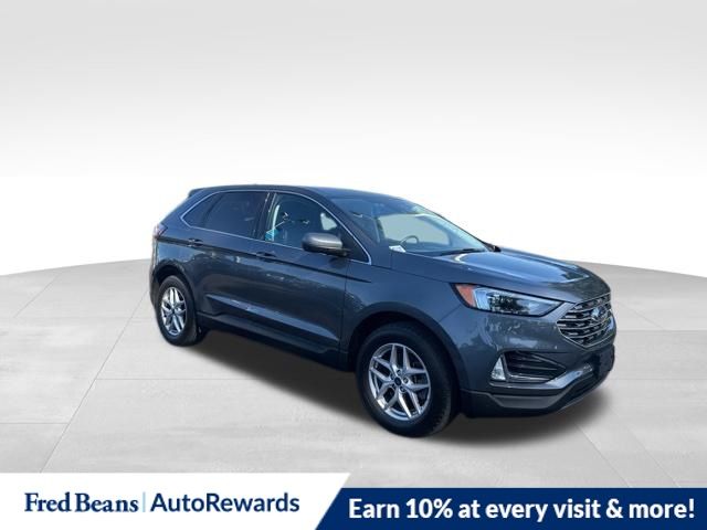 Gray Metallic 2022 Ford Edge SUV / Crossover All-Wheel Drive 8-Speed Automatic