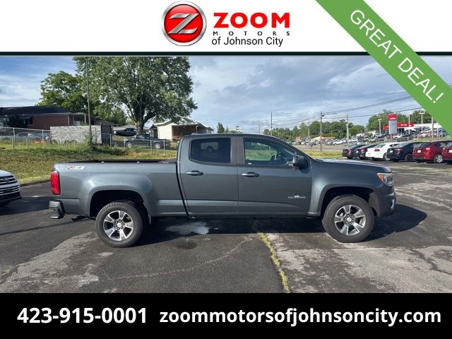Cyber Gray Metallic 2017 Chevrolet Colorado Pickup Truck Four-Wheel Drive 8-Speed Automatic