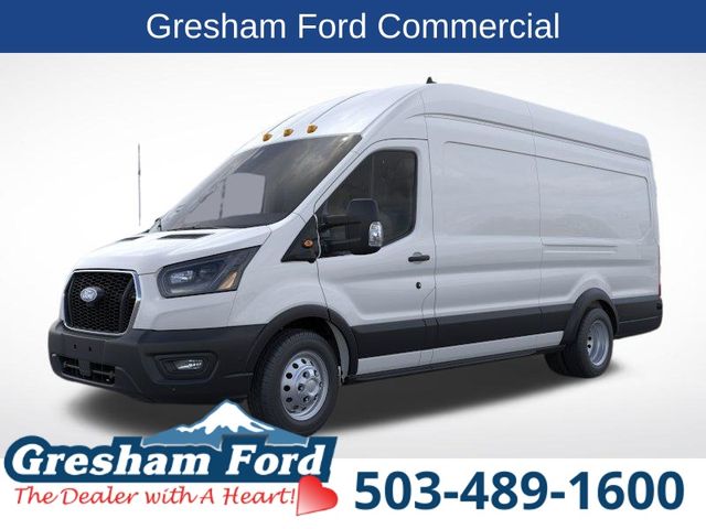 Oxford White 2026 Ford Transit Cargo Van All-Wheel Drive 