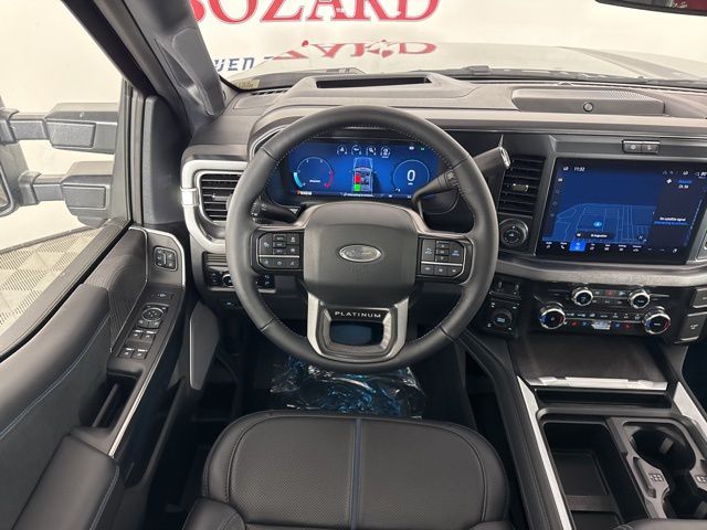 2025 Agate Black Metallic Ford Super Duty F-350 SRW Platinum 4X4 Truck