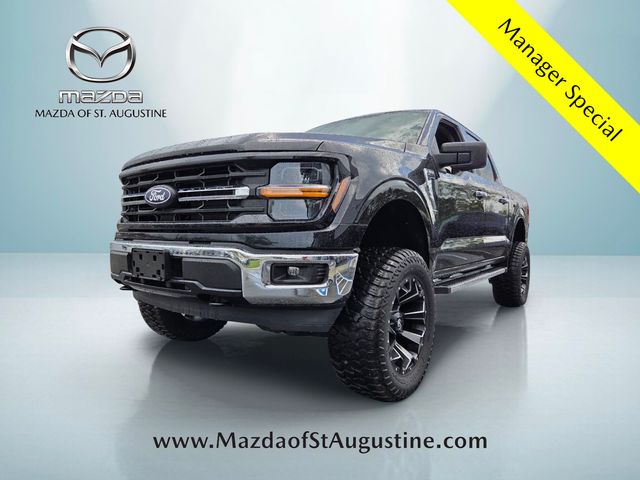 Black Metallic 2025 Ford F-150 Pickup Truck Four-Wheel Drive Automatic