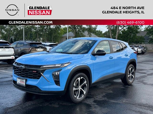 Fountain Blue 2024 Chevrolet Trax RS with 1RS FWD SUV / Crossover Front-Wheel Drive 6-Speed Automatic