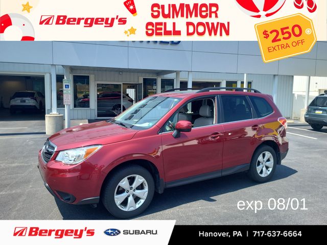 Venetian Red Pearl 2016 Subaru Forester SUV / Crossover All-Wheel Drive Continuously Variable Transmission