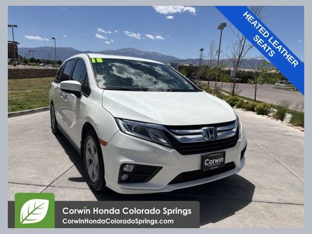 White Diamond Pearl 2018 Honda Odyssey EX-L FWD Minivan Front-Wheel Drive 9-Speed Automatic