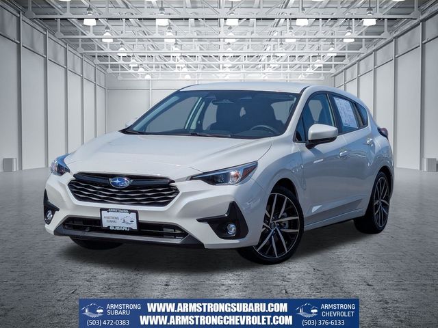 Crystal White Pearl 2024 Subaru Impreza Sport AWD Wagon All-Wheel Drive Continuously Variable Transmission