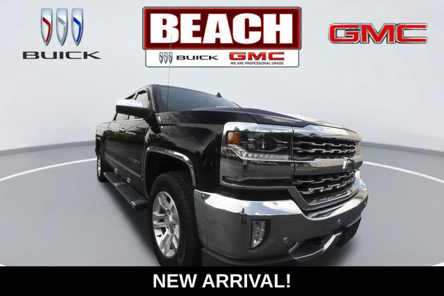 Black 2018 Chevrolet Silverado 1500 Pickup Truck Four-Wheel Drive 6-Speed Automatic Overdrive