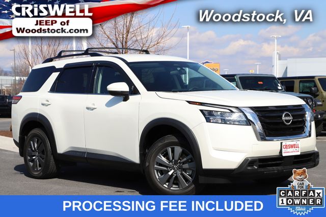 Pearl White Tricoat 2022 Nissan Pathfinder SV 4WD SUV / Crossover All-Wheel Drive 9-Speed Automatic