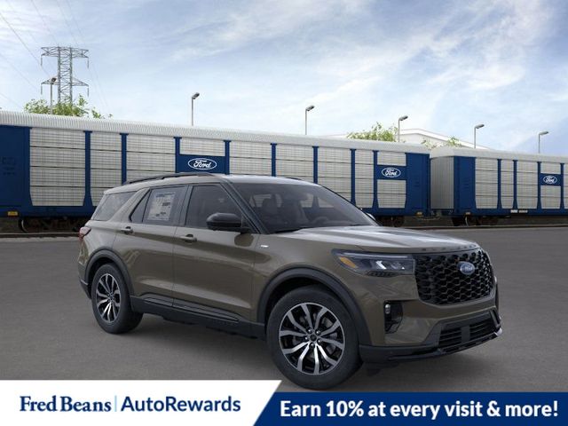 Marsh Gray 2026 Ford Explorer ST-Line AWD SUV / Crossover All-Wheel Drive Automatic