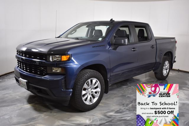 Northsky Blue Metallic 2021 Chevrolet Silverado 1500 Pickup Truck Four-Wheel Drive 8-Speed Automatic