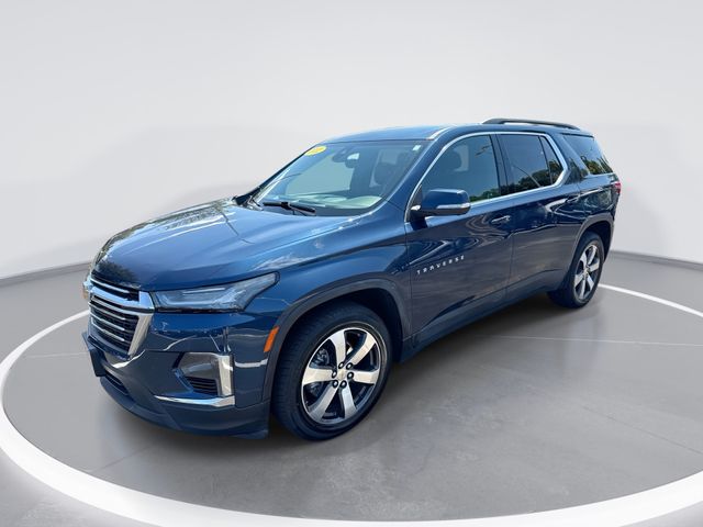 Northsky Blue Metallic 2022 Chevrolet Traverse SUV / Crossover Four-Wheel Drive 9-Speed Automatic