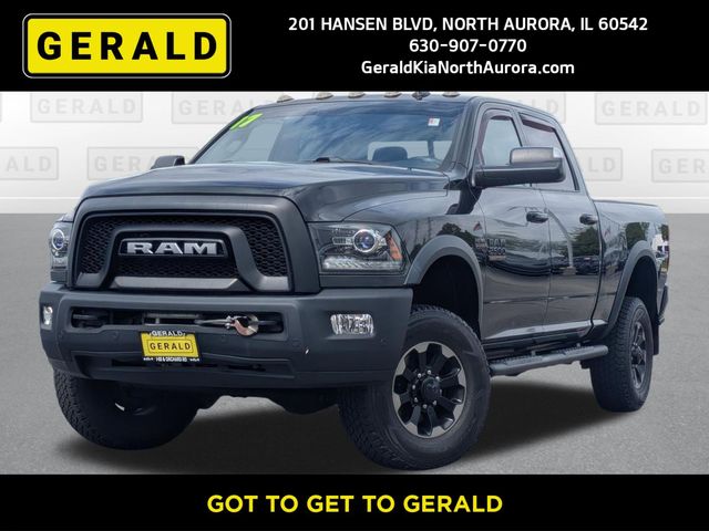 Brilliant Black Crystal Pearlcoat 2017 RAM 2500 Power Wagon Crew Cab 4WD Pickup Truck Four-Wheel Drive 6-Speed Automatic