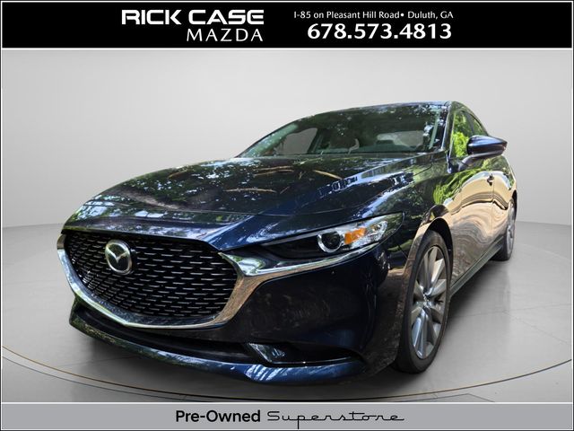 Deep Crystal Blue Mica 2024 Mazda MAZDA3 Sedan Front-Wheel Drive 6-Speed Automatic