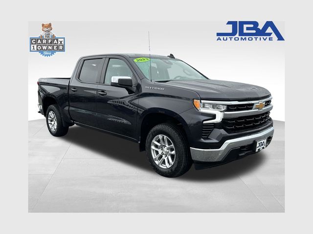 Dark Ash Metallic 2023 Chevrolet Silverado 1500 LT Crew Cab 4WD Pickup Truck Four-Wheel Drive 8-Speed Automatic