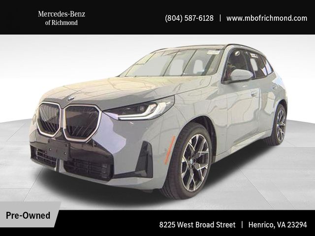 Gray Metallic 2025 BMW X3 30 xDrive SUV / Crossover All-Wheel Drive 8-Speed Automatic