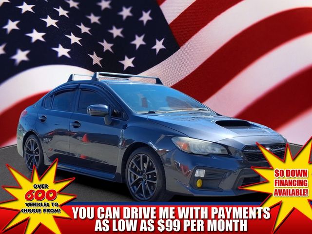 Dark Gray Metallic 2018 Subaru WRX Premium Sedan All-Wheel Drive 6-Speed Manual