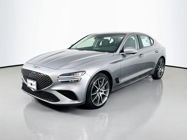 Silver 2026 Genesis G70 Sedan Rear-Wheel Drive 8-Speed Automatic