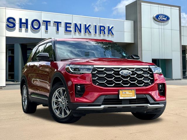 Red Metallic 2025 Ford Explorer SUV / Crossover Rear-Wheel Drive Automatic
