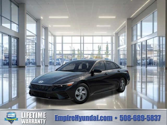 Abyss Black 2026 Hyundai Elantra Sedan Front-Wheel Drive Continuously Variable Transmission