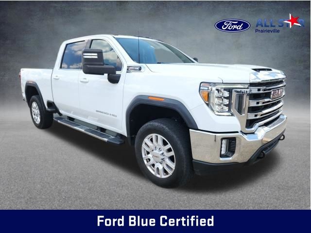 Summit White 2022 GMC Sierra 2500HD SLE Crew Cab 4WD Pickup Truck Four-Wheel Drive 6-Speed Automatic