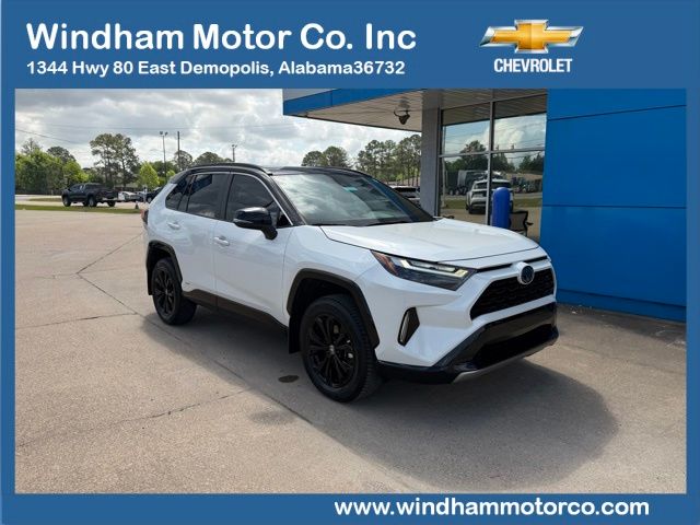 Midnight Black Metallic 2024 Toyota RAV4 Hybrid SUV / Crossover All-Wheel Drive Continuously Variable Transmission
