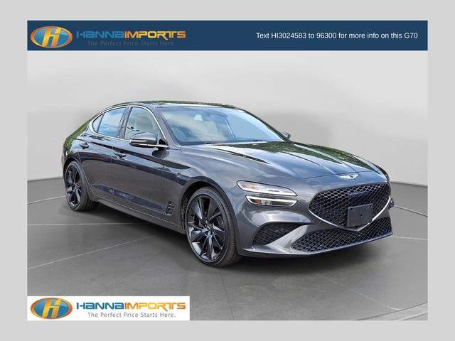 Himalayan Gray 2022 Genesis G70 Sedan Rear-Wheel Drive 8-Speed Automatic