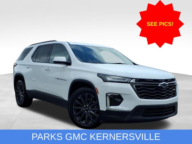 Summit White 2022 Chevrolet Traverse RS FWD SUV / Crossover Front-Wheel Drive 9-Speed Automatic