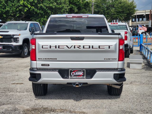 2020 Chevrolet Silverado 1500 Custom Silver at Classic Elite Chevrolet Sugar Land