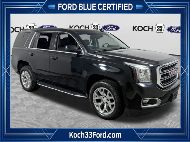 Onyx Black 2019 GMC Yukon SLT Standard Edition 4WD SUV / Crossover Four-Wheel Drive 6-Speed Automatic Overdrive