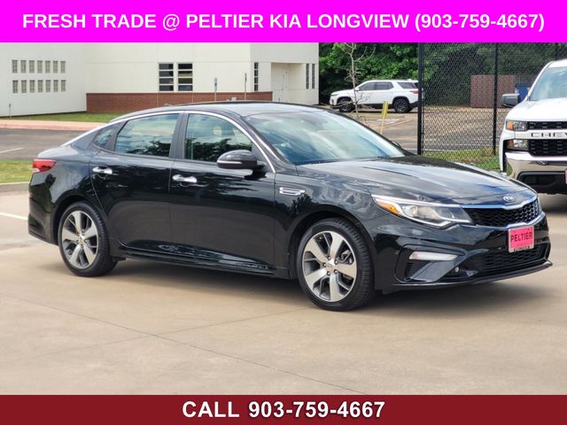 Ebony Black 2019 Kia Optima S FWD Sedan Front-Wheel Drive 6-Speed Automatic