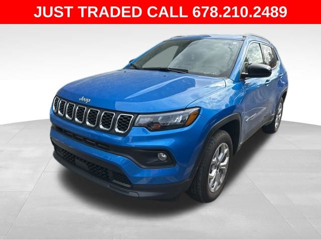 Hydro Blue Pearlcoat 2025 Jeep Compass Latitude 4WD SUV / Crossover Four-Wheel Drive 8-Speed Automatic