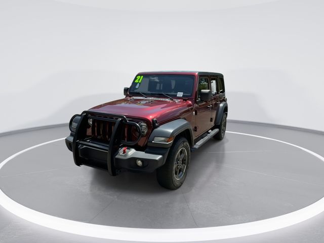 Used 2021 Red Jeep Unlimited Sport S image 3