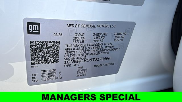 new 2026 Chevrolet Traverse car, priced at $47,690