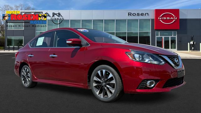 Red (Scarlet Ember) 2018 Nissan Sentra SR FWD Sedan Front-Wheel Drive Continuously Variable Transmission