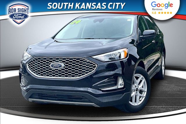Black Metallic 2024 Ford Edge SUV / Crossover All-Wheel Drive 8-Speed Automatic