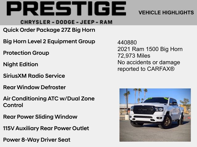 2021 Ram 1500 Big Horn/Lone Star 2