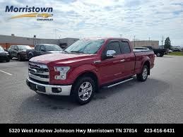 Ruby Red Metallic 2015 Ford F-150 Lariat SuperCab 4WD Pickup Truck Four-Wheel Drive 6-Speed Automatic