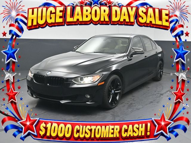 Jet Black 2014 BMW 3 Series Sedan Rear-Wheel Drive 8-Speed Automatic