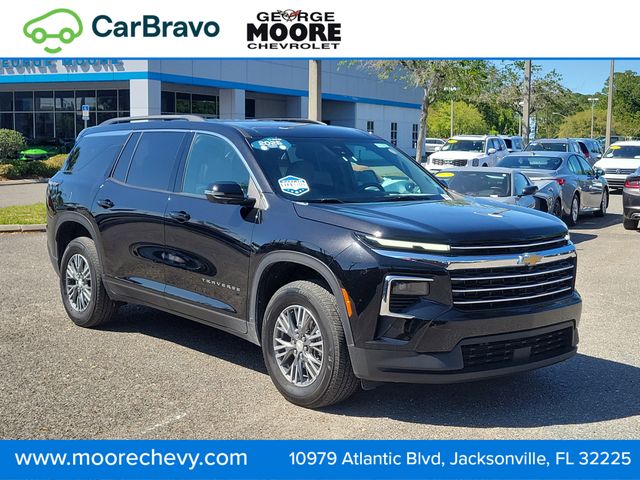 Black Metallic 2025 Chevrolet Traverse LT FWD SUV / Crossover Front-Wheel Drive 8-Speed Automatic