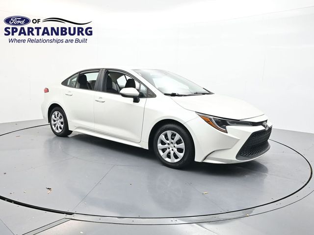White (Blizzard Pearl) 2020 Toyota Corolla Sedan Front-Wheel Drive Continuously Variable Transmission