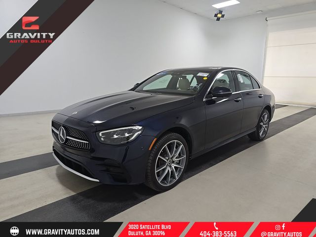 Blue 2021 Mercedes-Benz E-Class Sedan All-Wheel Drive 9-Speed Automatic