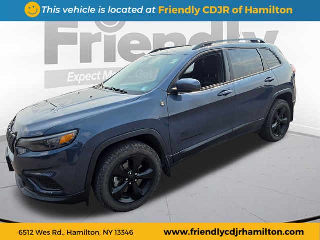 Slate Blue Pearlcoat 2021 Jeep Cherokee SUV / Crossover Four-Wheel Drive 9-Speed Automatic